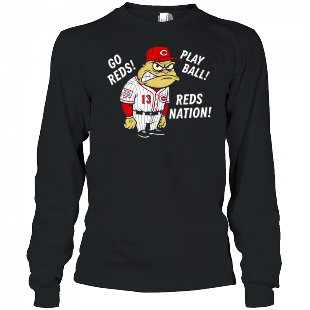 Cincinnati Reds Frog go reds play ball reds nation shirt Long Sleeved