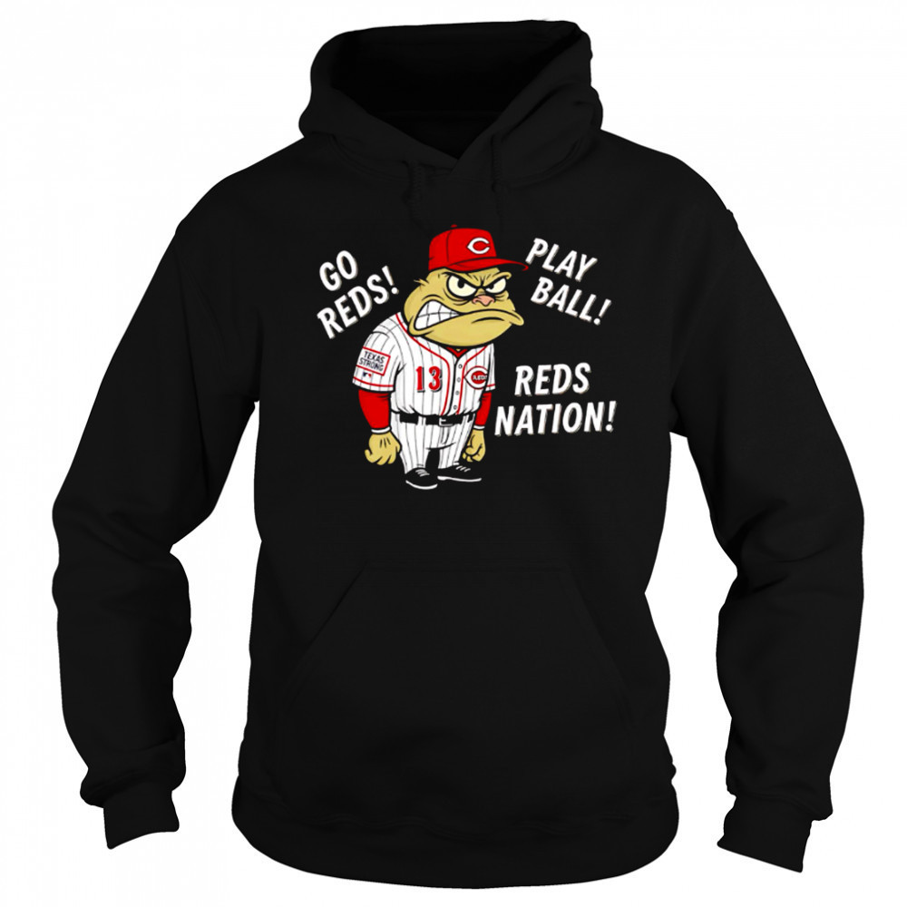 Cincinnati Reds Frog go reds play ball reds nation shirt Sweatshirt