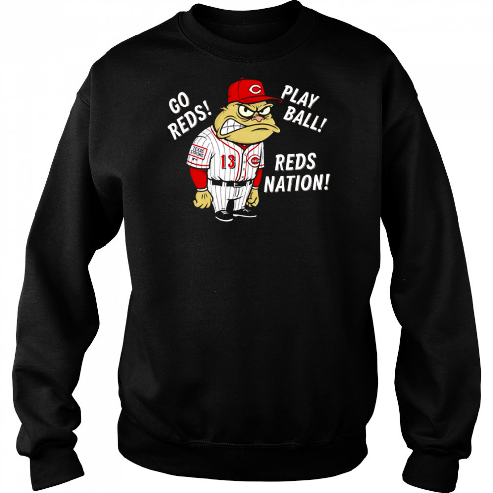 Cincinnati Reds Frog go reds play ball reds nation shirt Hoodie