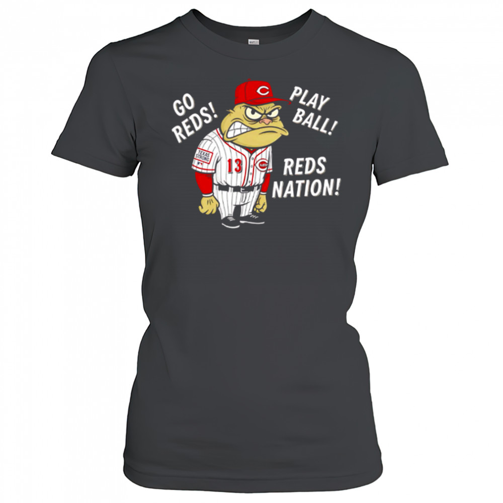 Cincinnati Reds Frog go reds play ball reds nation shirt Women's T-shirt