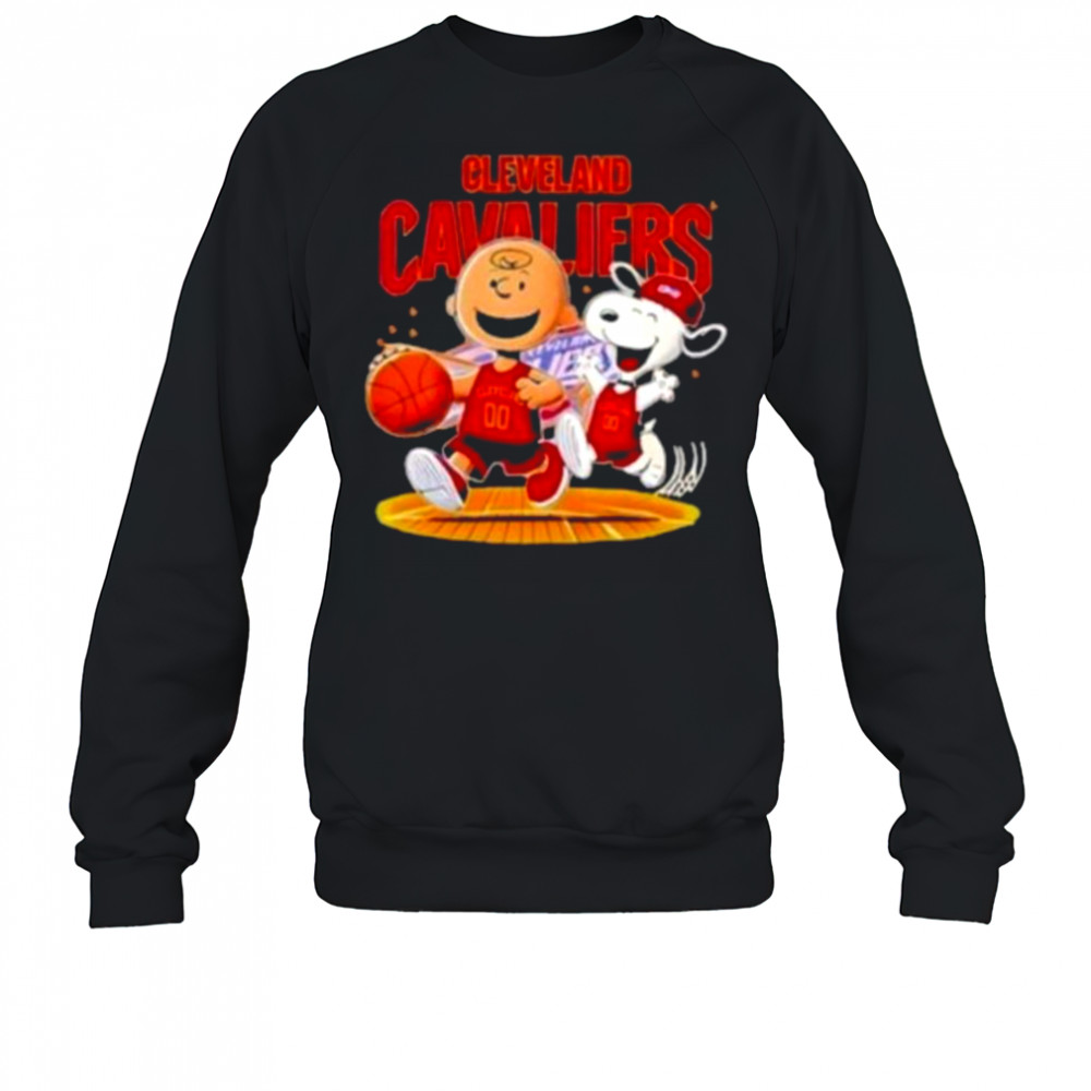Cleveland Cavaliers And Peanuts Snoopy Shirt Sweatshirt