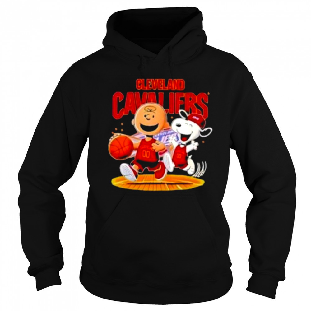 Cleveland Cavaliers And Peanuts Snoopy Shirt Sweatshirt