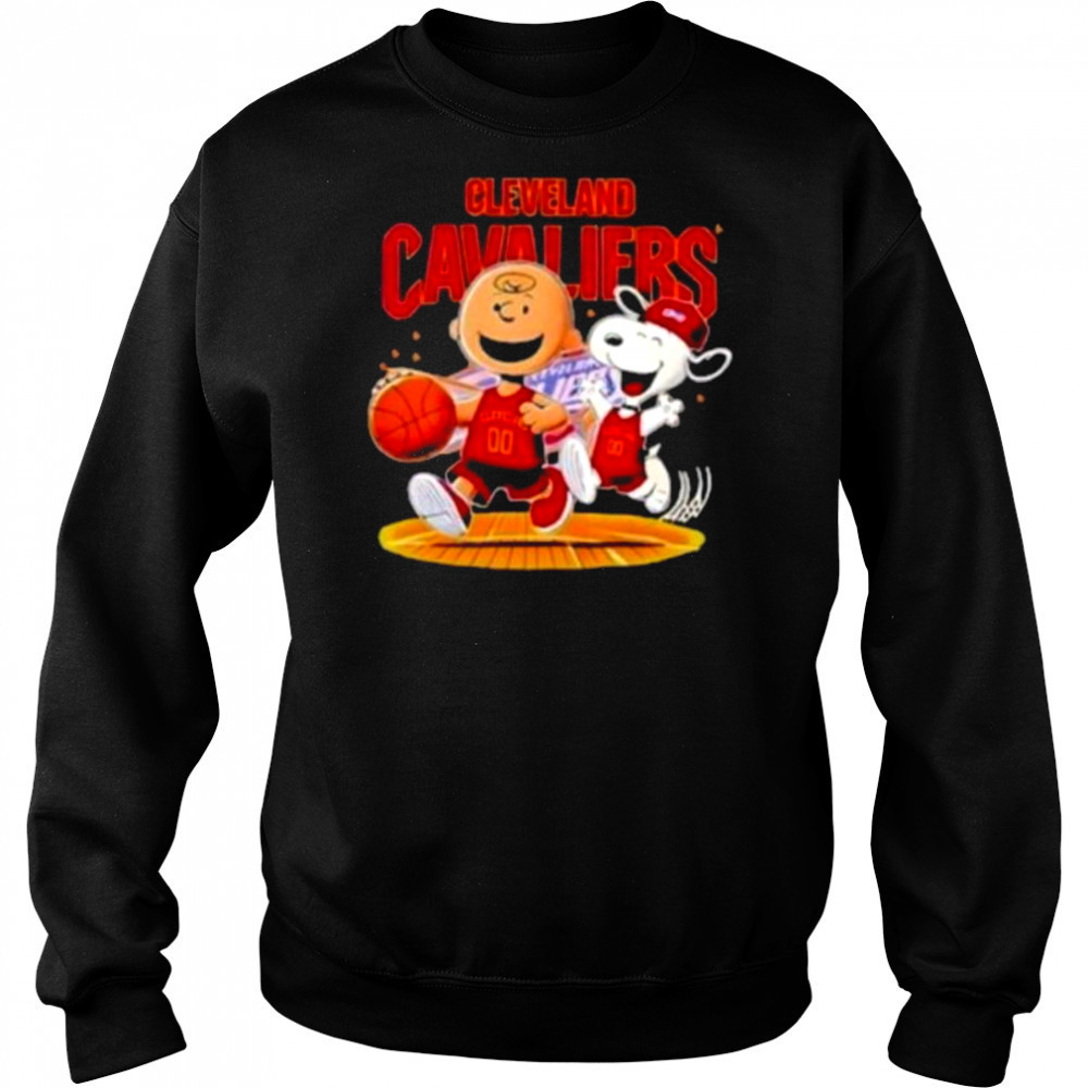 Cleveland Cavaliers And Peanuts Snoopy Shirt Hoodie