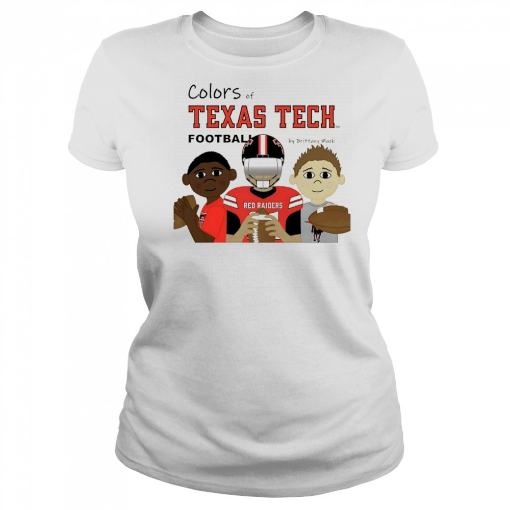 Colors of Texas Tech Football fan cartoon shirt Women's T-shirt