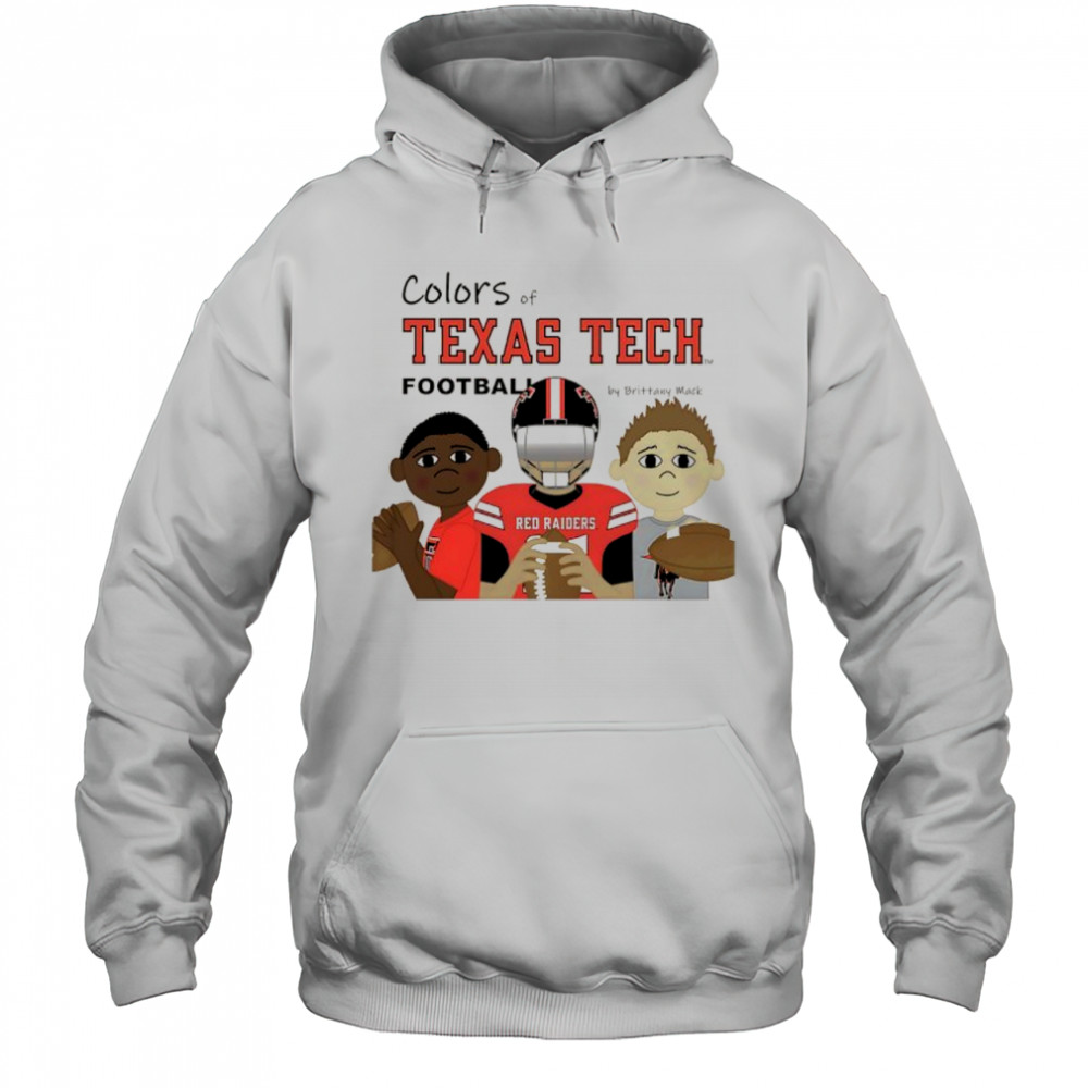 Colors of Texas Tech Football fan cartoon shirt Hoodie