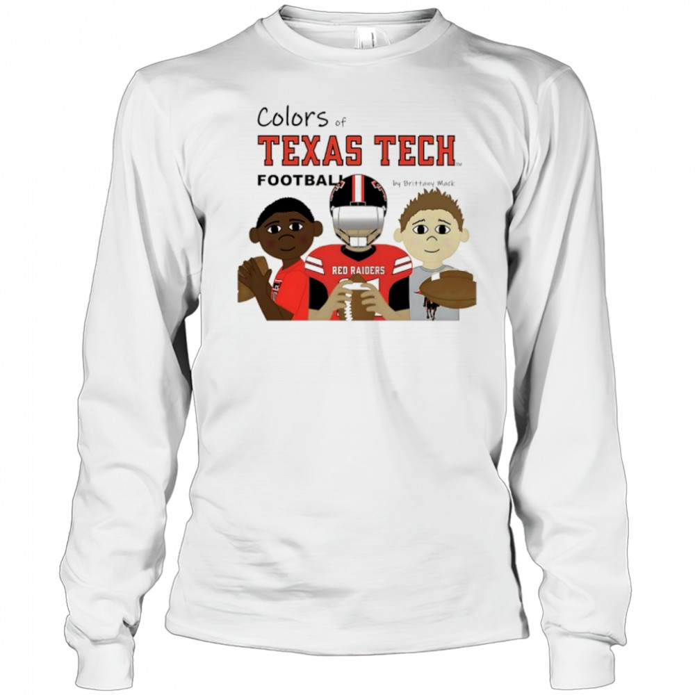 Colors of Texas Tech Football fan cartoon shirt Long Sleeved