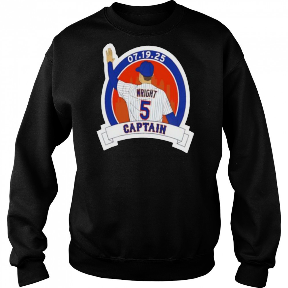 David Wright Captain New York Mets baseball player graphic shirt Hoodie