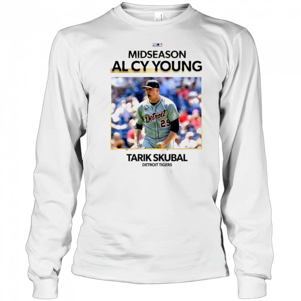 Detroit Tigers Tarik Skubal 2025 midseason AL Cy Young shirt Long Sleeved