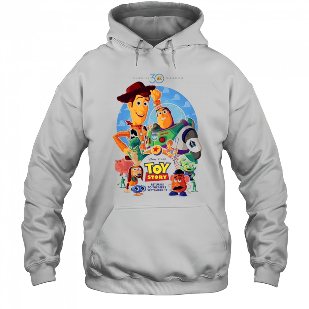 Disney & Pixar’s Toy Story returns to theaters september 12 shirt Hoodie