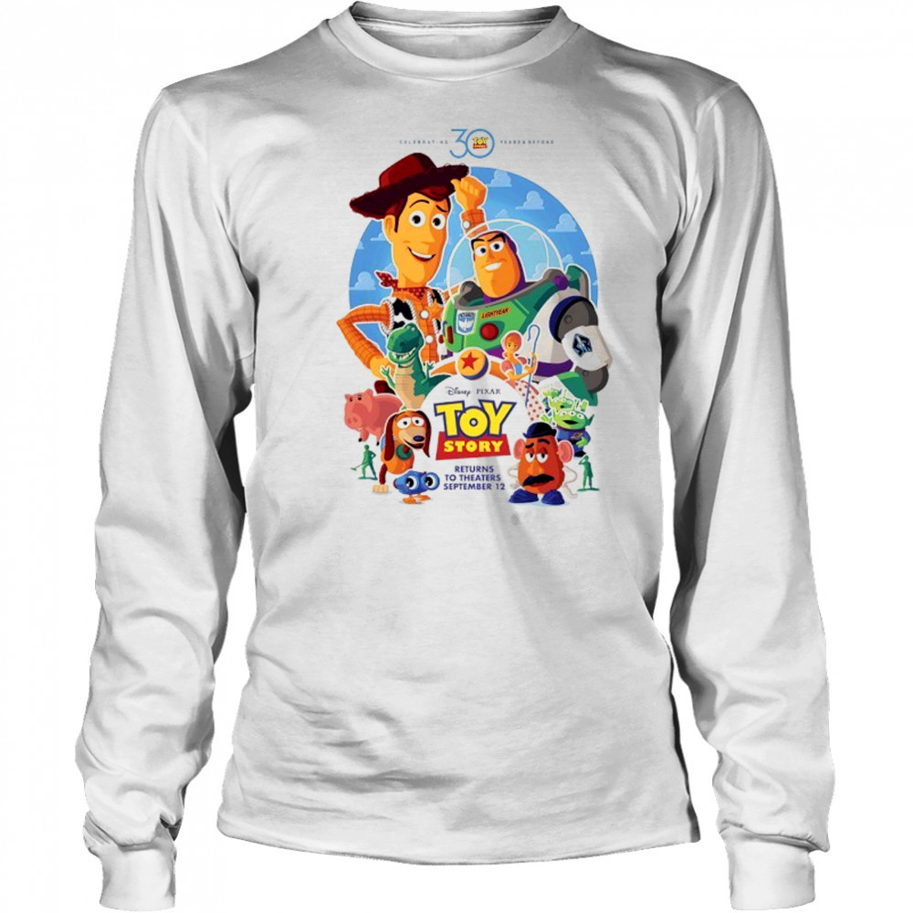 Disney & Pixar’s Toy Story returns to theaters september 12 shirt Long Sleeved