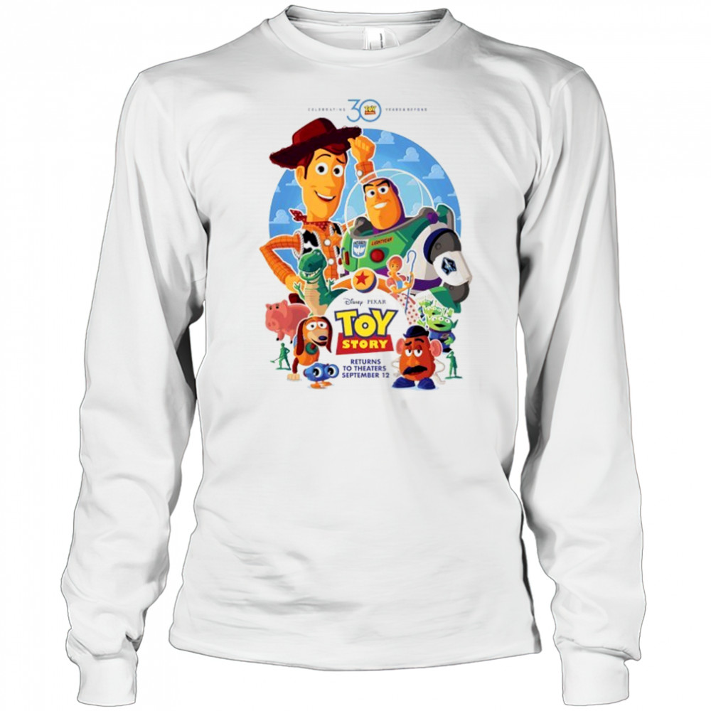 Disney & Pixar’s Toy Story returns to theaters september 12 shirt Long Sleeved