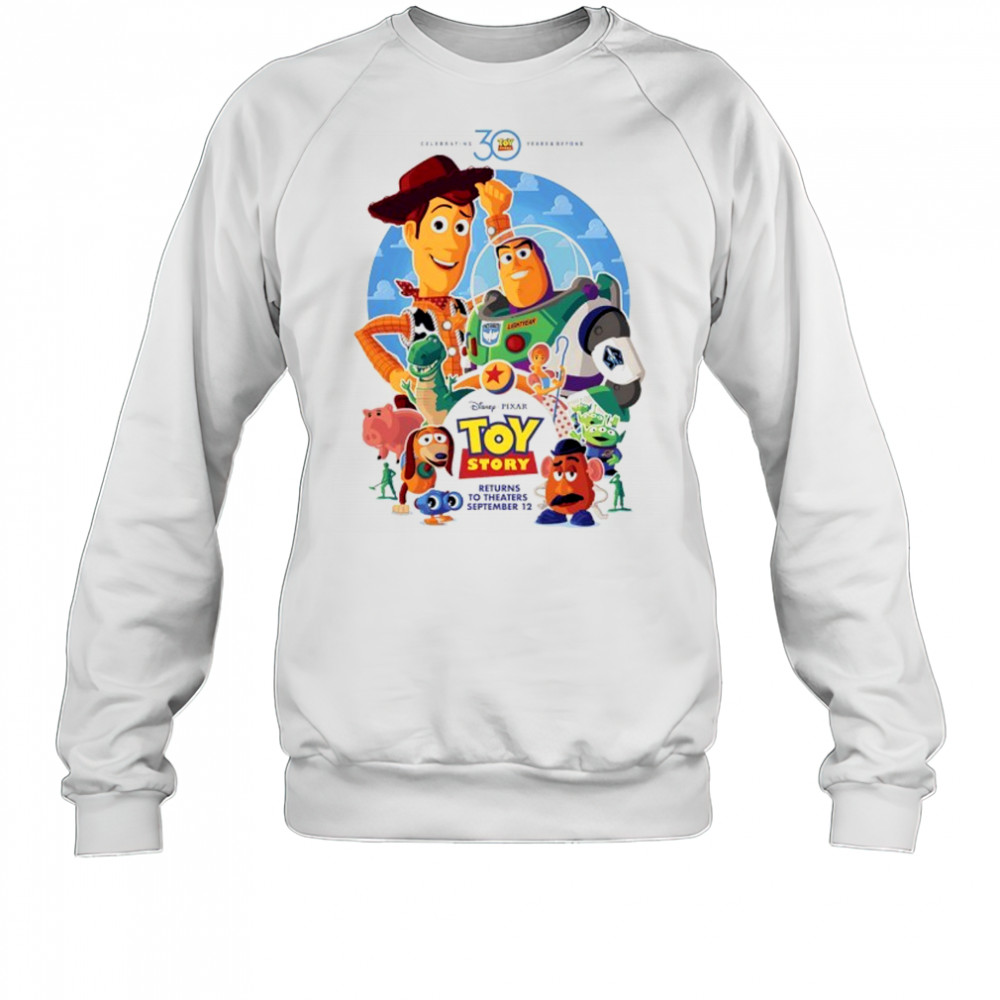 Disney & Pixar’s Toy Story returns to theaters september 12 shirt Sweatshirt