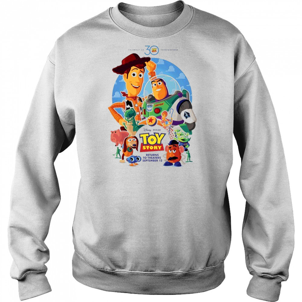 Disney & Pixar’s Toy Story returns to theaters september 12 shirt Hoodie