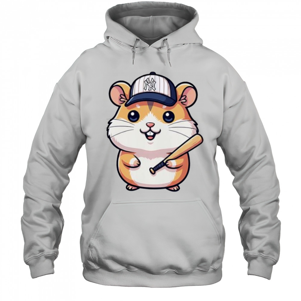Hamster New York Yankees cute shirt Hoodie