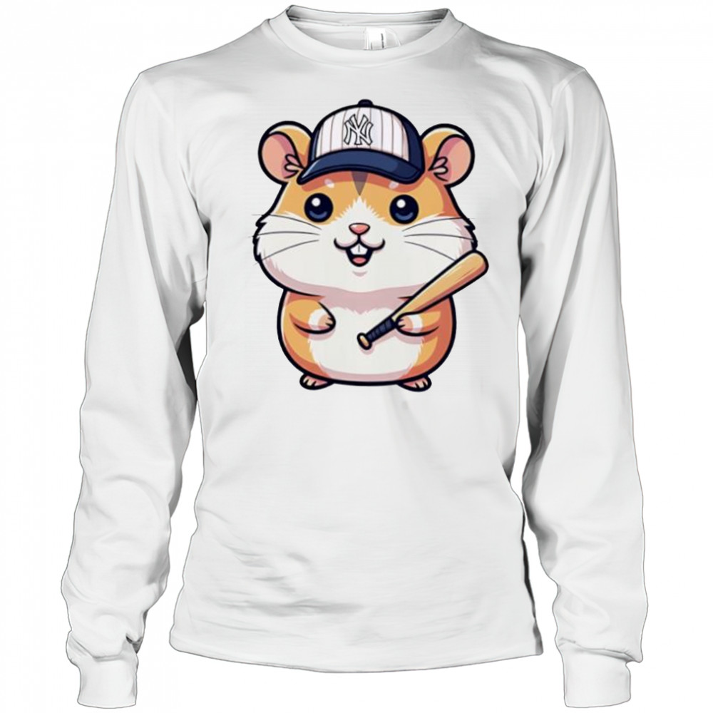 Hamster New York Yankees cute shirt Long Sleeved