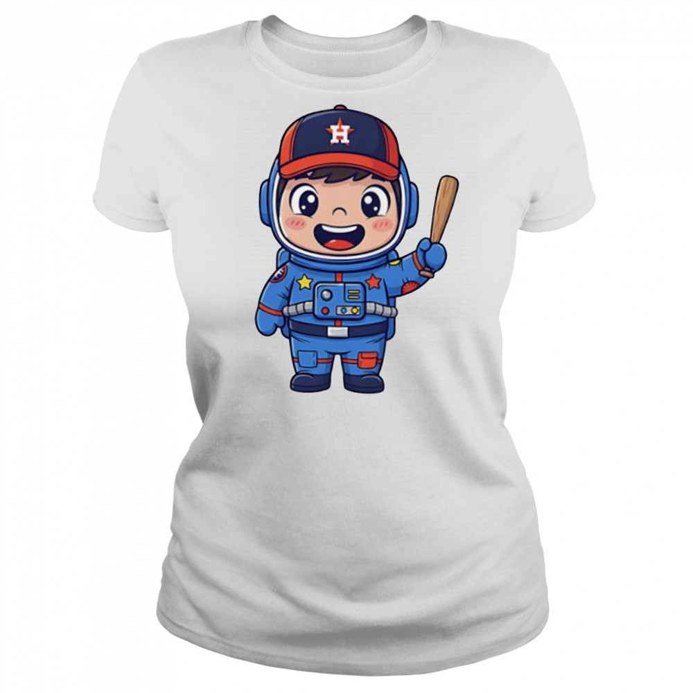 Houston Astros Cartoon Astronaut shirt Women's T-shirt