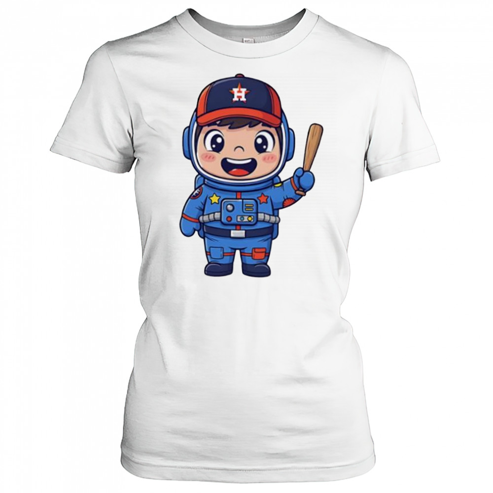 Houston Astros Cartoon Astronaut shirt Women's T-shirt