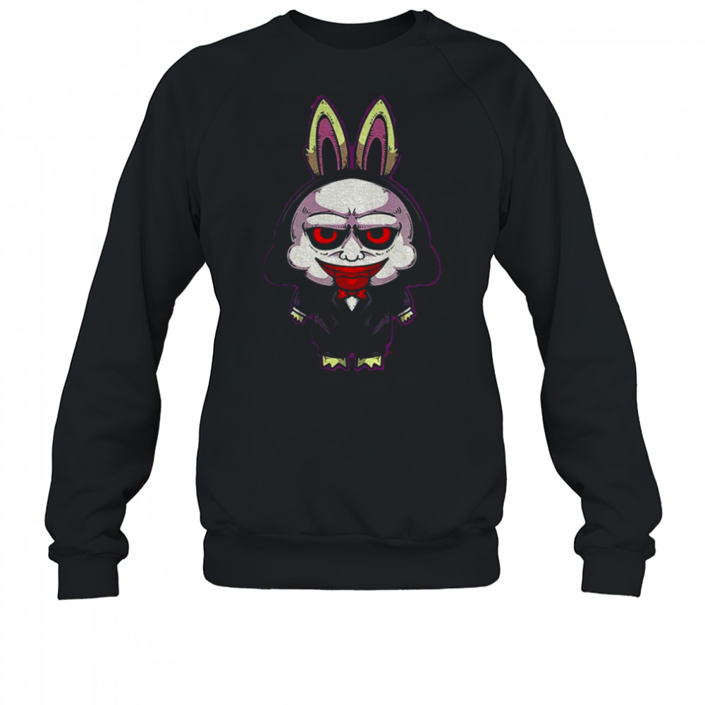 Labubu costume Billy the Puppet horror shirt Sweatshirt