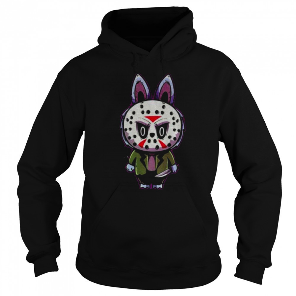 Labubu costume Jason Voorhees Happy Halloween horror character shirt Sweatshirt
