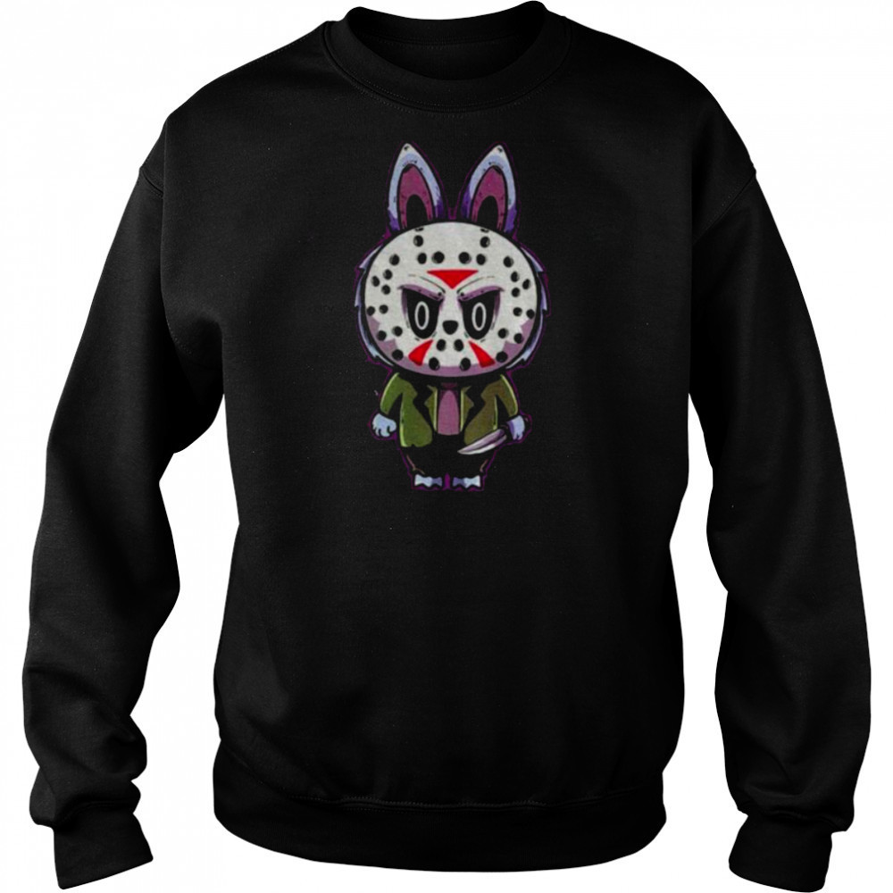 Labubu costume Jason Voorhees Happy Halloween horror character shirt Hoodie