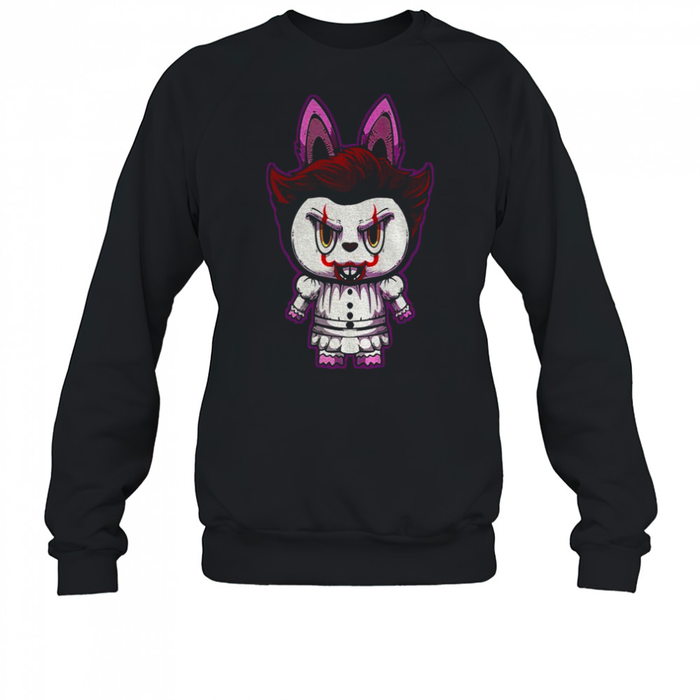 Labubu costume Pennywise Happy Halloween horror character shirt Sweatshirt