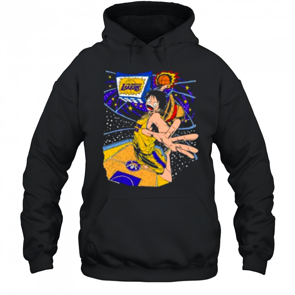 Los Angeles Lakers x Monkey D. Luffy One Piece shirt Hoodie