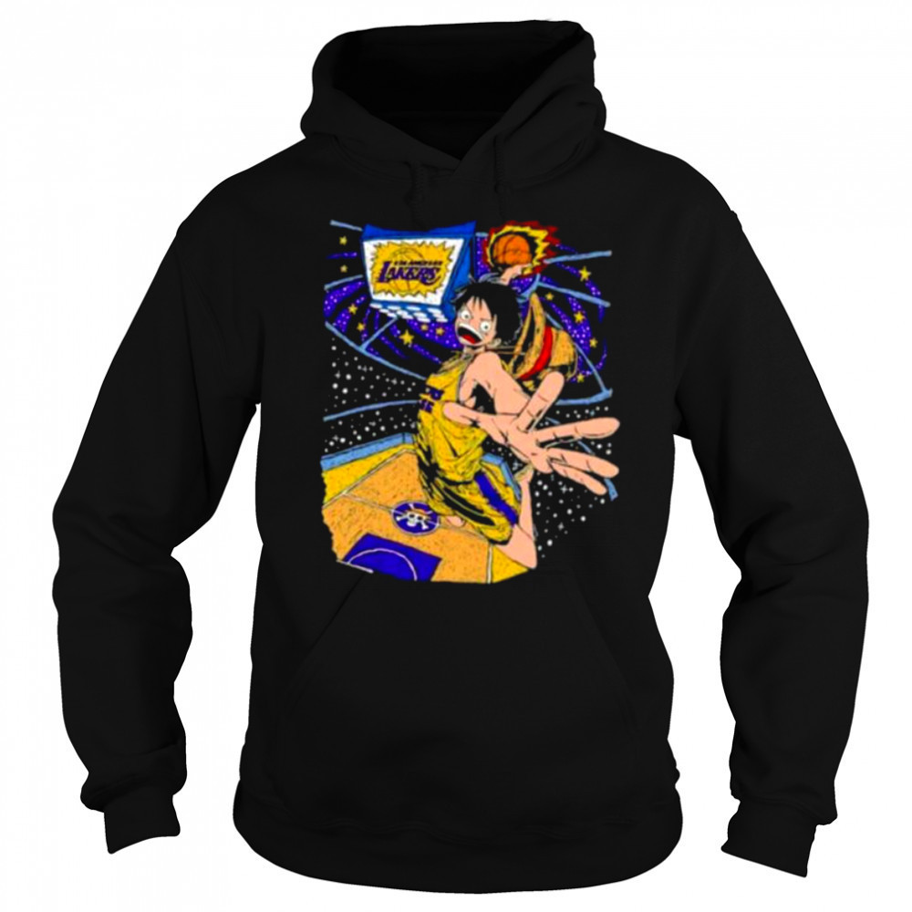 Los Angeles Lakers x Monkey D. Luffy One Piece shirt Sweatshirt