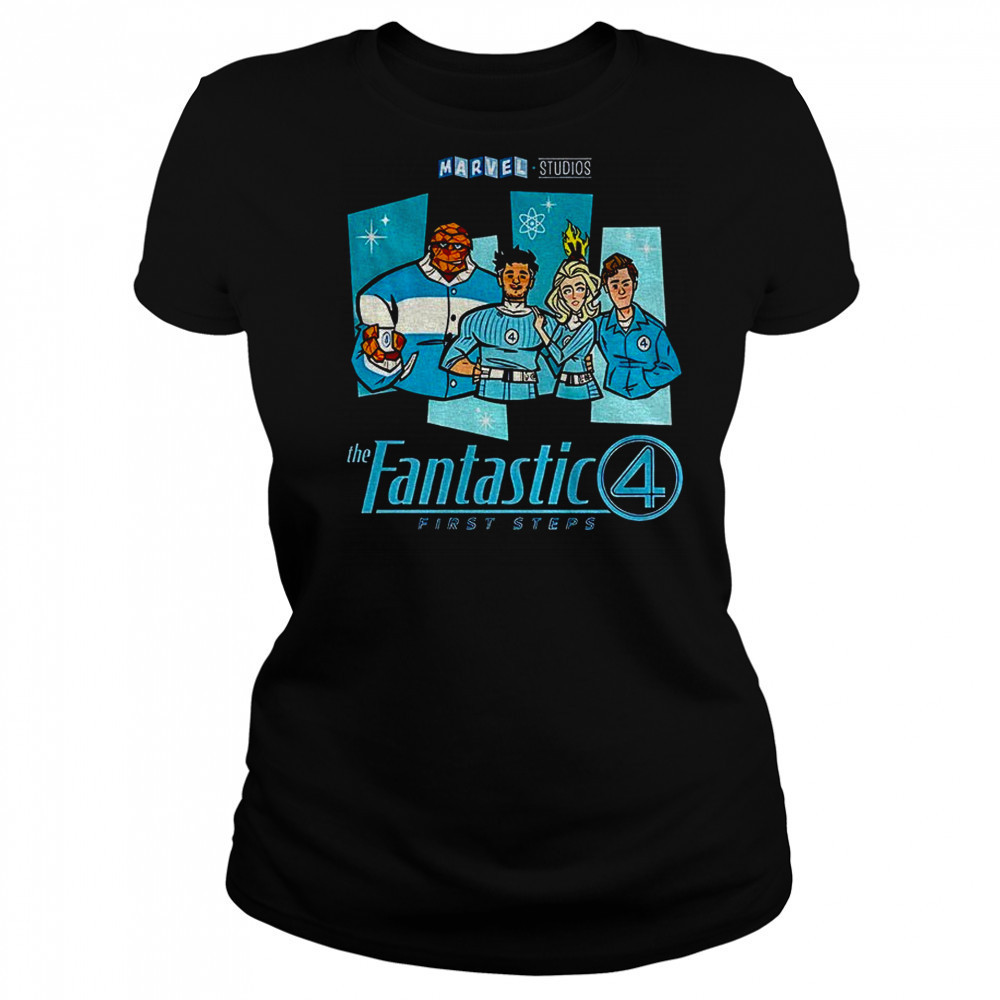 Marvel Studios Fantastic Four Superhero F4 First Steps shirt Women's T-shirt