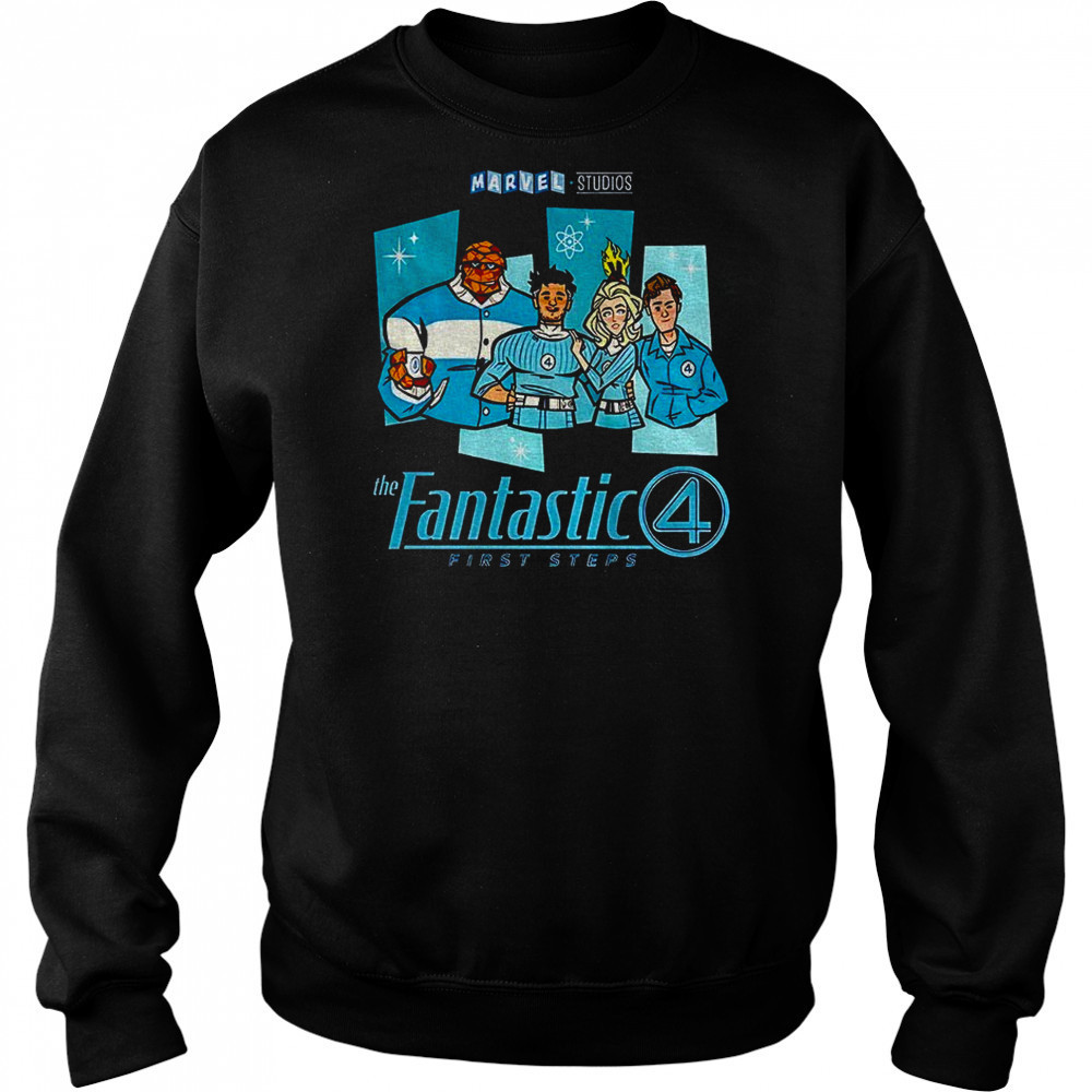 Marvel Studios Fantastic Four Superhero F4 First Steps shirt Hoodie