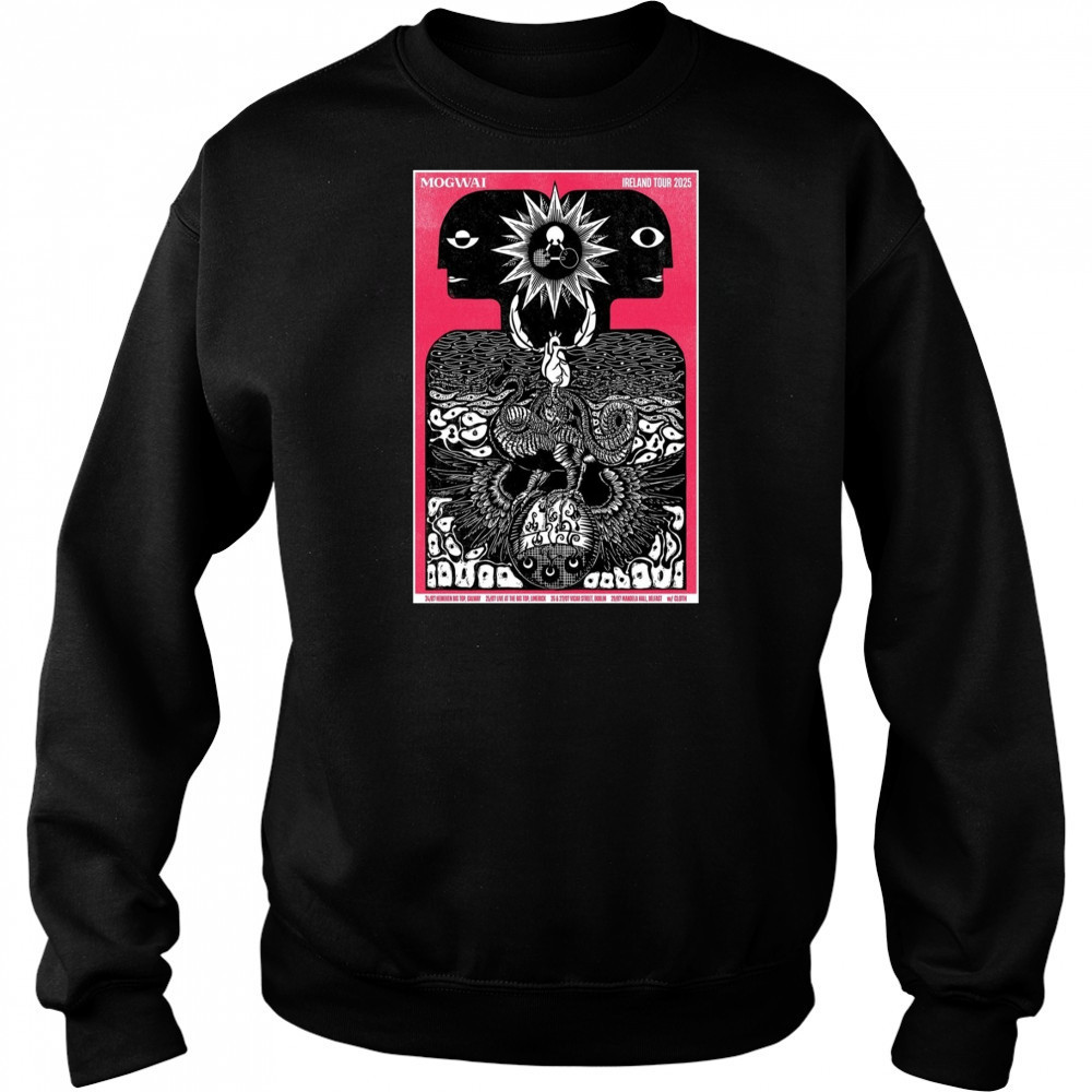 Mogwai Ireland Tour 2025 Poster T-Shirt Hoodie