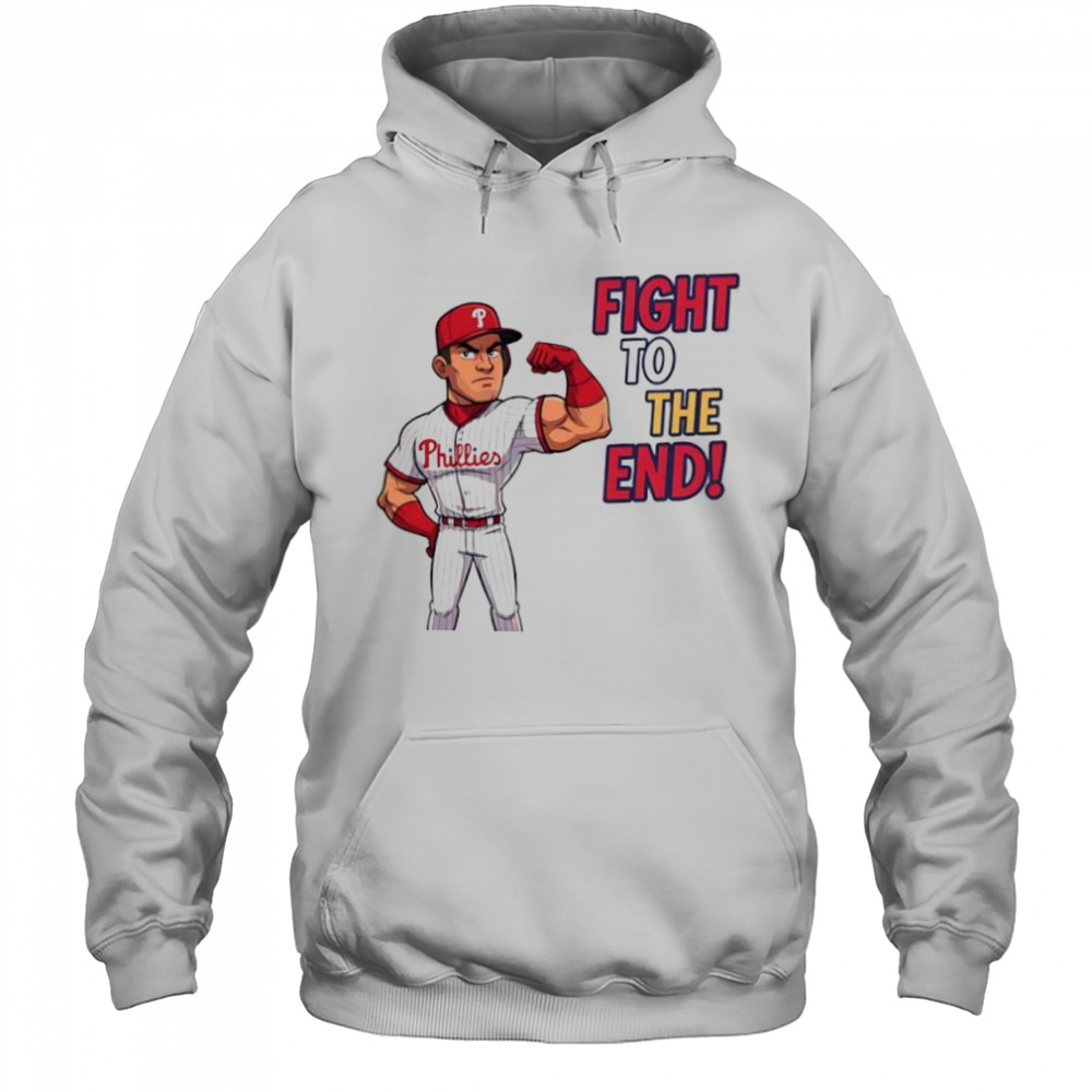 Philadelphia Phillies fight to the end cartoon shirt Hoodie