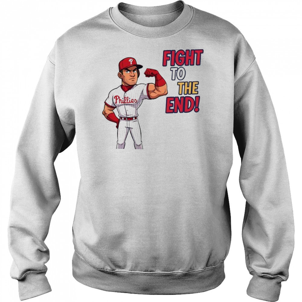 Philadelphia Phillies fight to the end cartoon shirt Hoodie