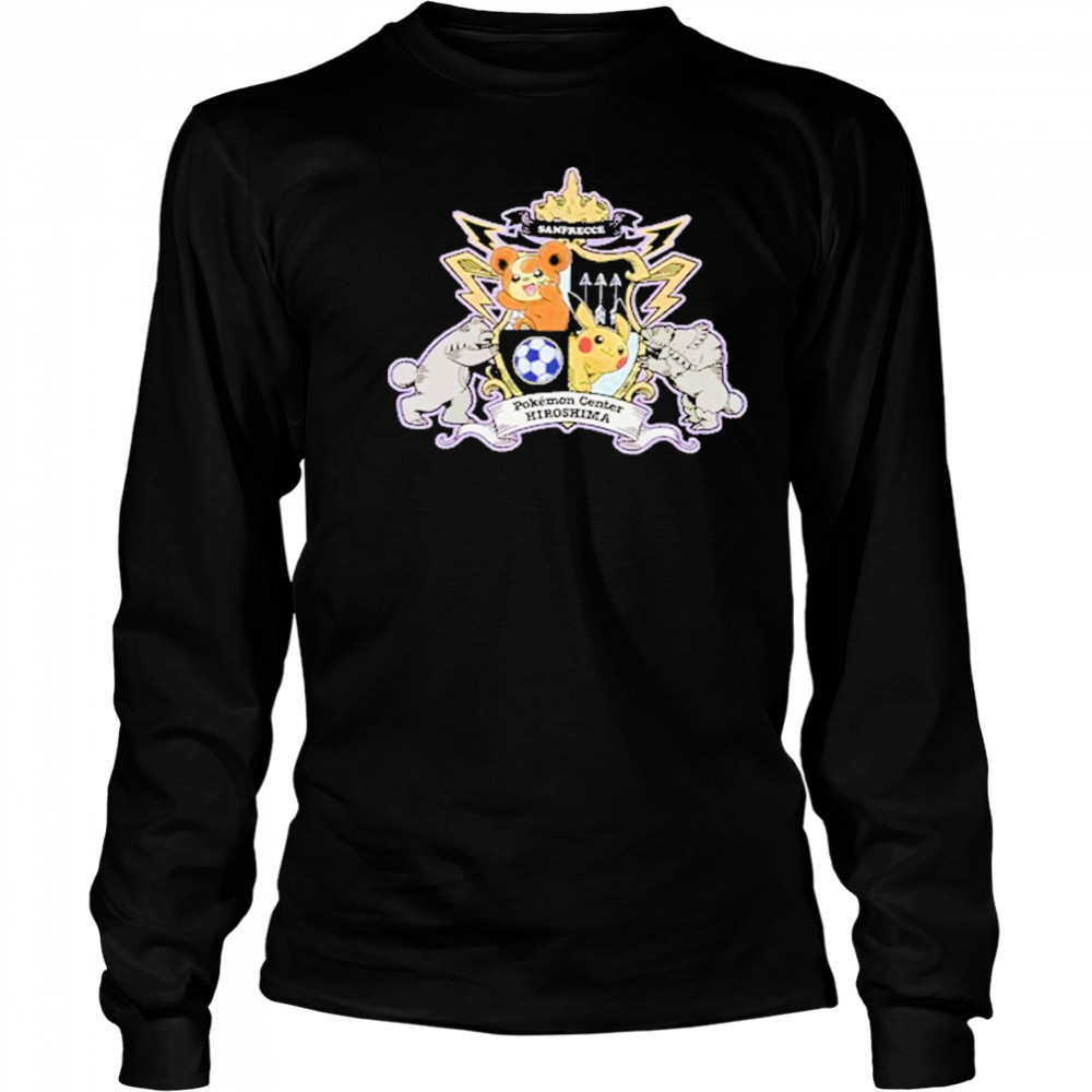 Pokemon Sanfrecce Hiroshima T-Shirt Long Sleeved