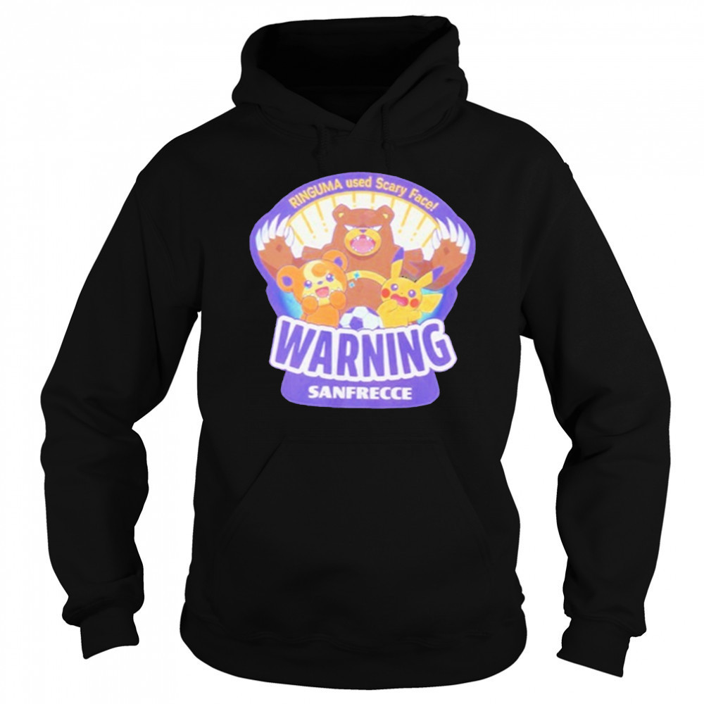Pokemon Warning Sanfrecce Hiroshima 2025 T-Shirt Sweatshirt