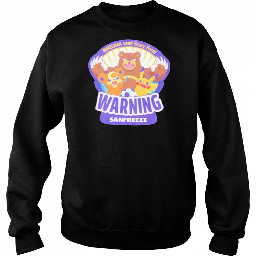 Pokemon Warning Sanfrecce Hiroshima 2025 T-Shirt Hoodie