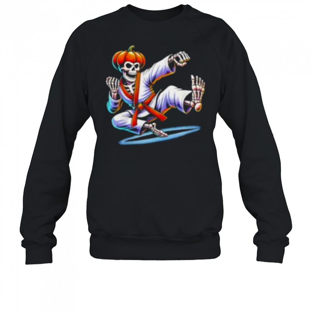 Skeleton Karate Halloween 2025 shirt Sweatshirt