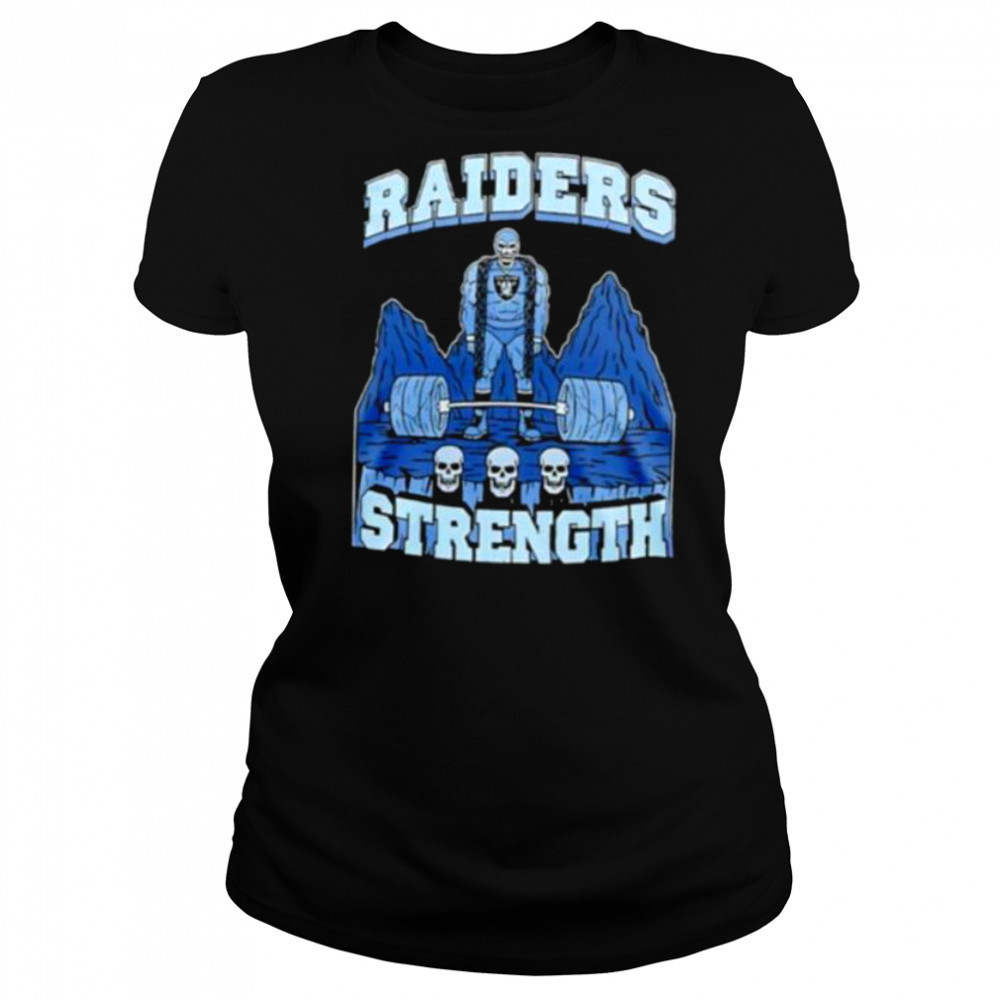 Skeleton Las Vegas Raiders Strength shirt Women's T-shirt