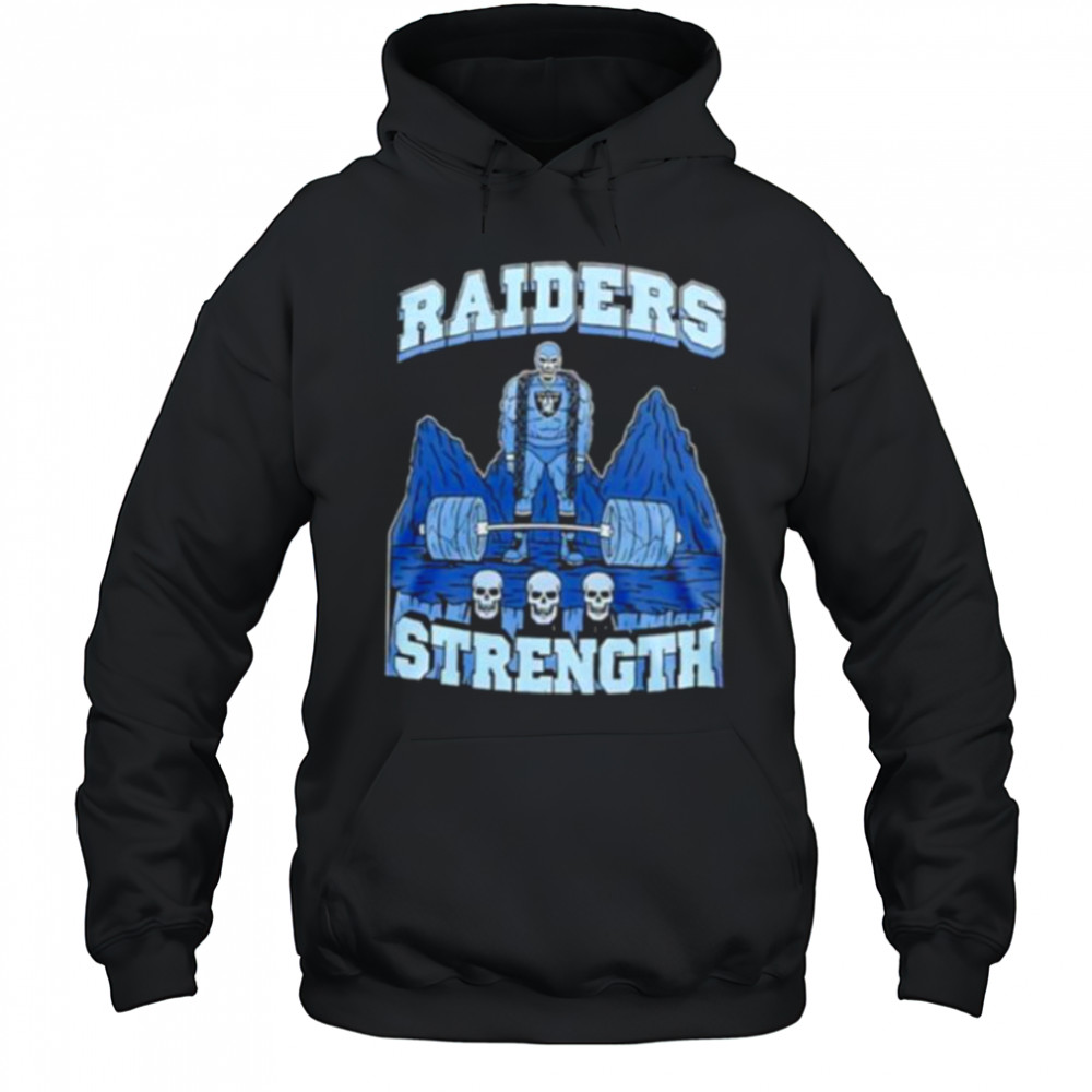Skeleton Las Vegas Raiders Strength shirt Hoodie