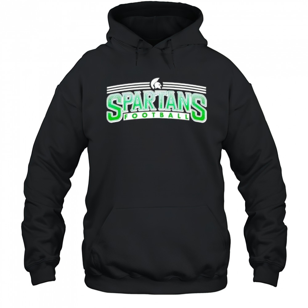 Spartans Football Stripes shirt Hoodie