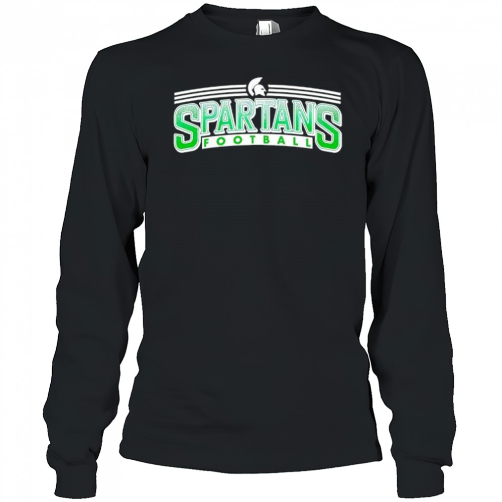 Spartans Football Stripes shirt Long Sleeved
