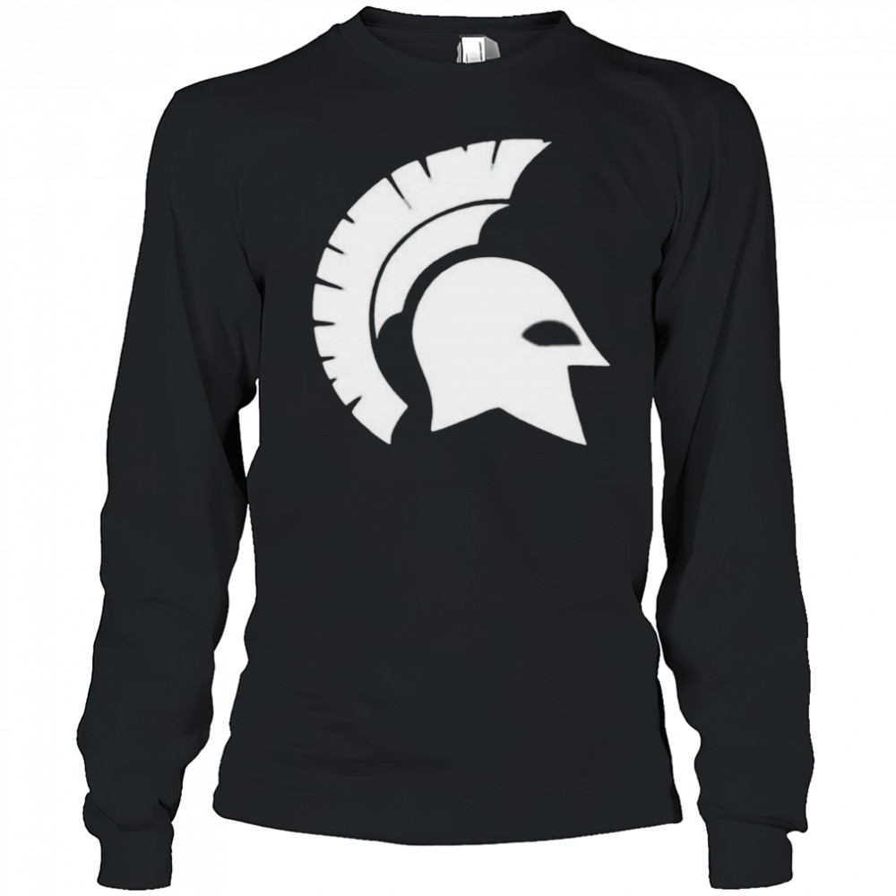 Spartans White Logo shirt Long Sleeved