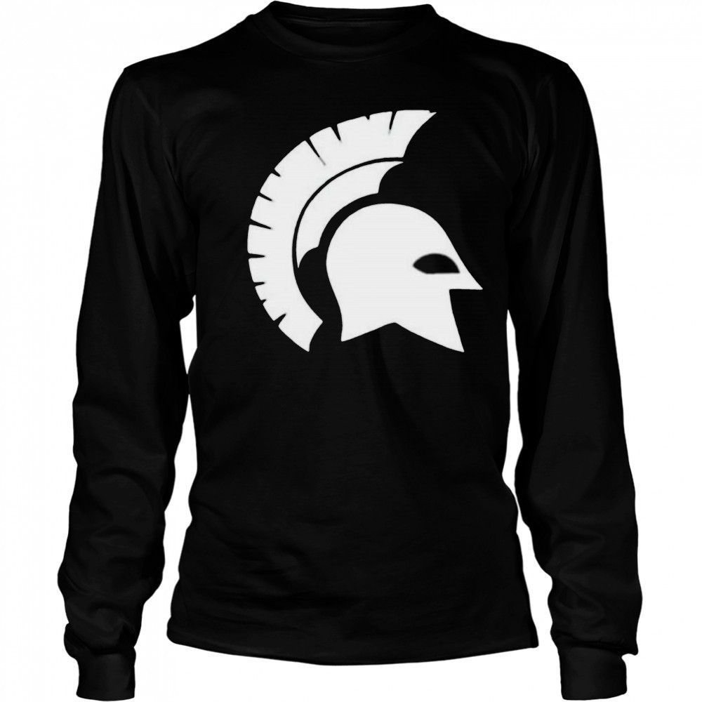 Spartans White Logo shirt Long Sleeved