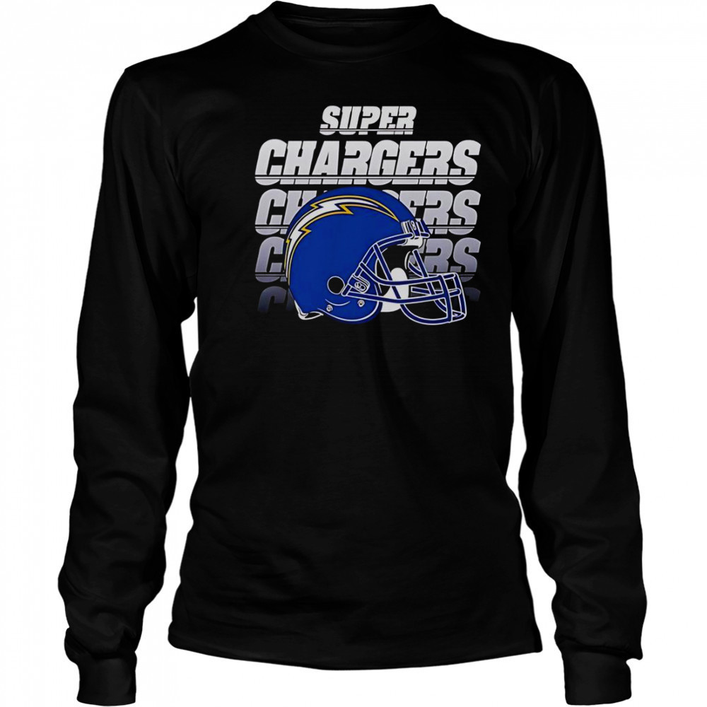 Super Chargers Los Angeles Chargers T-Shirt Long Sleeved
