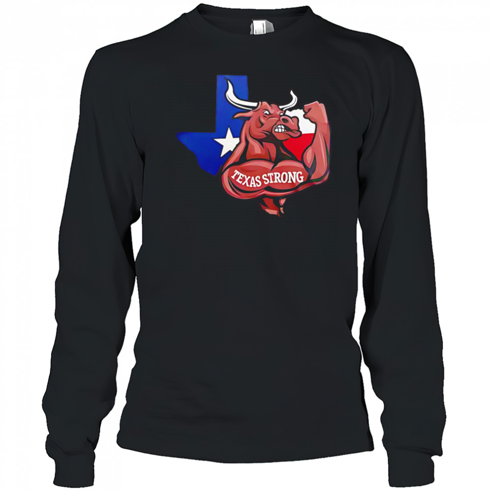 Texas Longhorns Texas Strong Mascot 2025 Limited shirt Long Sleeved