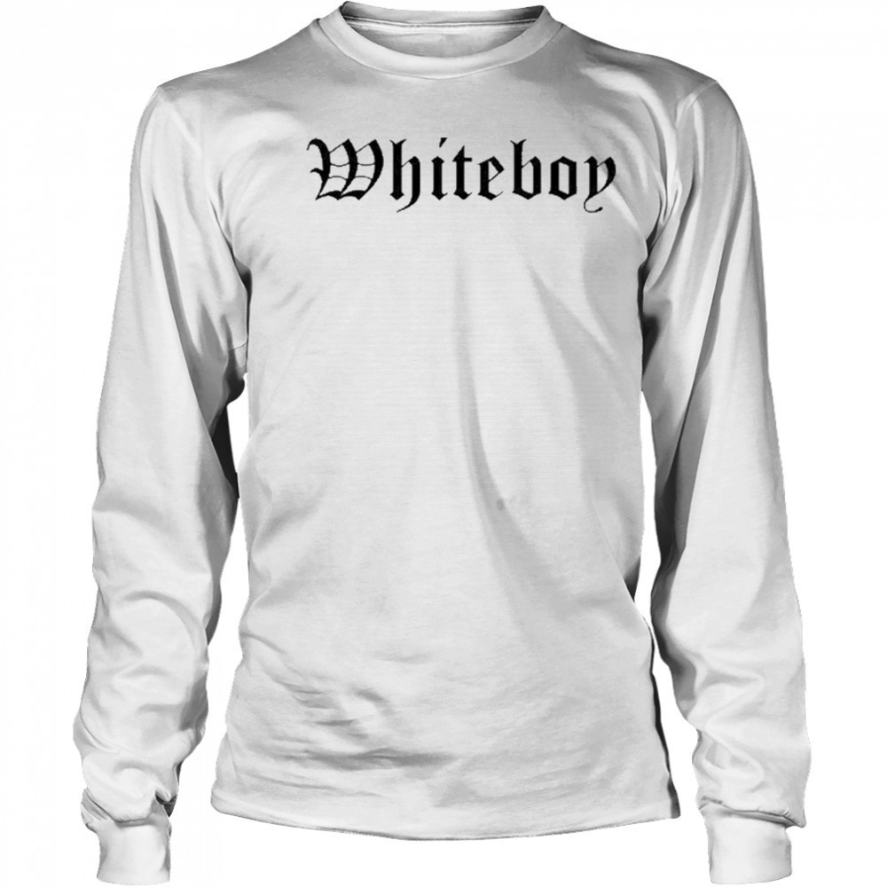 Tom Macdonald Wearing Whiteboy T-Shirt Long Sleeved