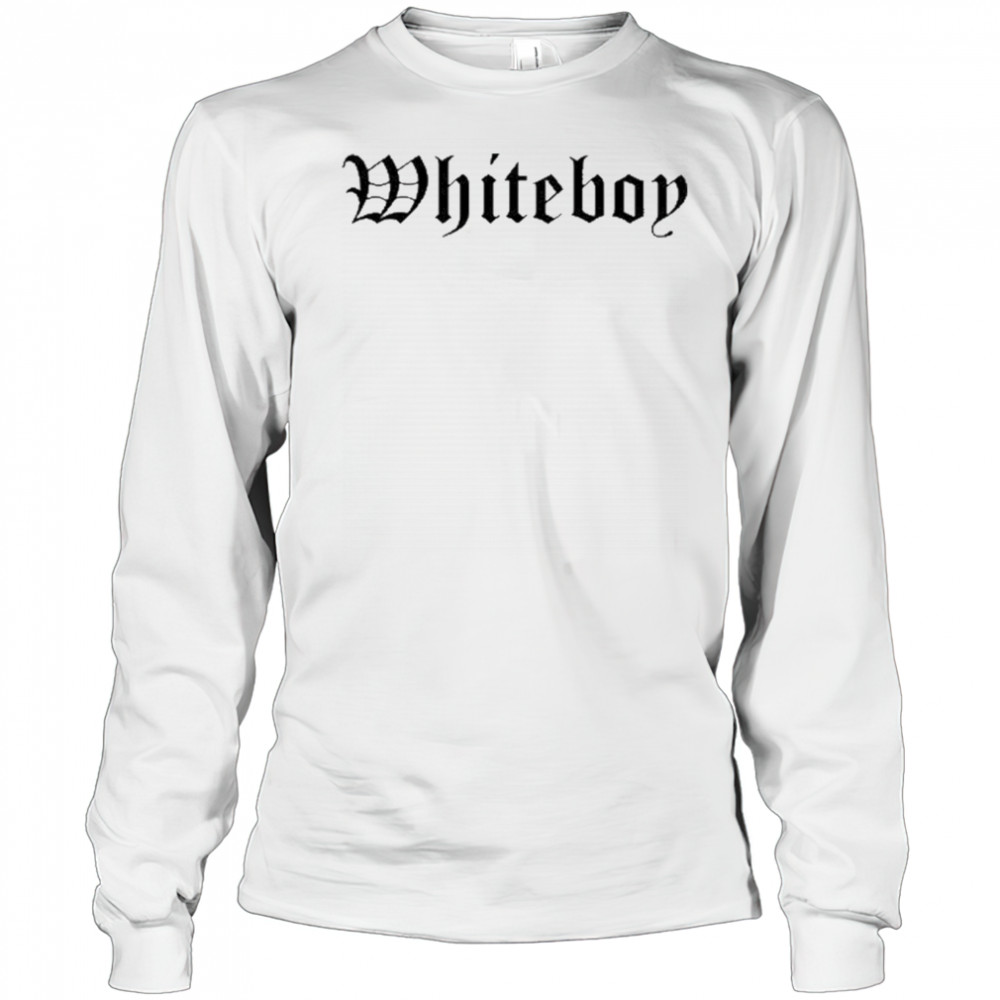 Tom Macdonald Wearing Whiteboy T-Shirt Long Sleeved