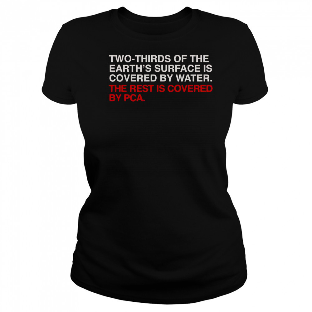 Two-Thirds Of The Earth’s Surface Is Covered By Water The Rest Is Covered By Pca T-Shirt Women's T-shirt
