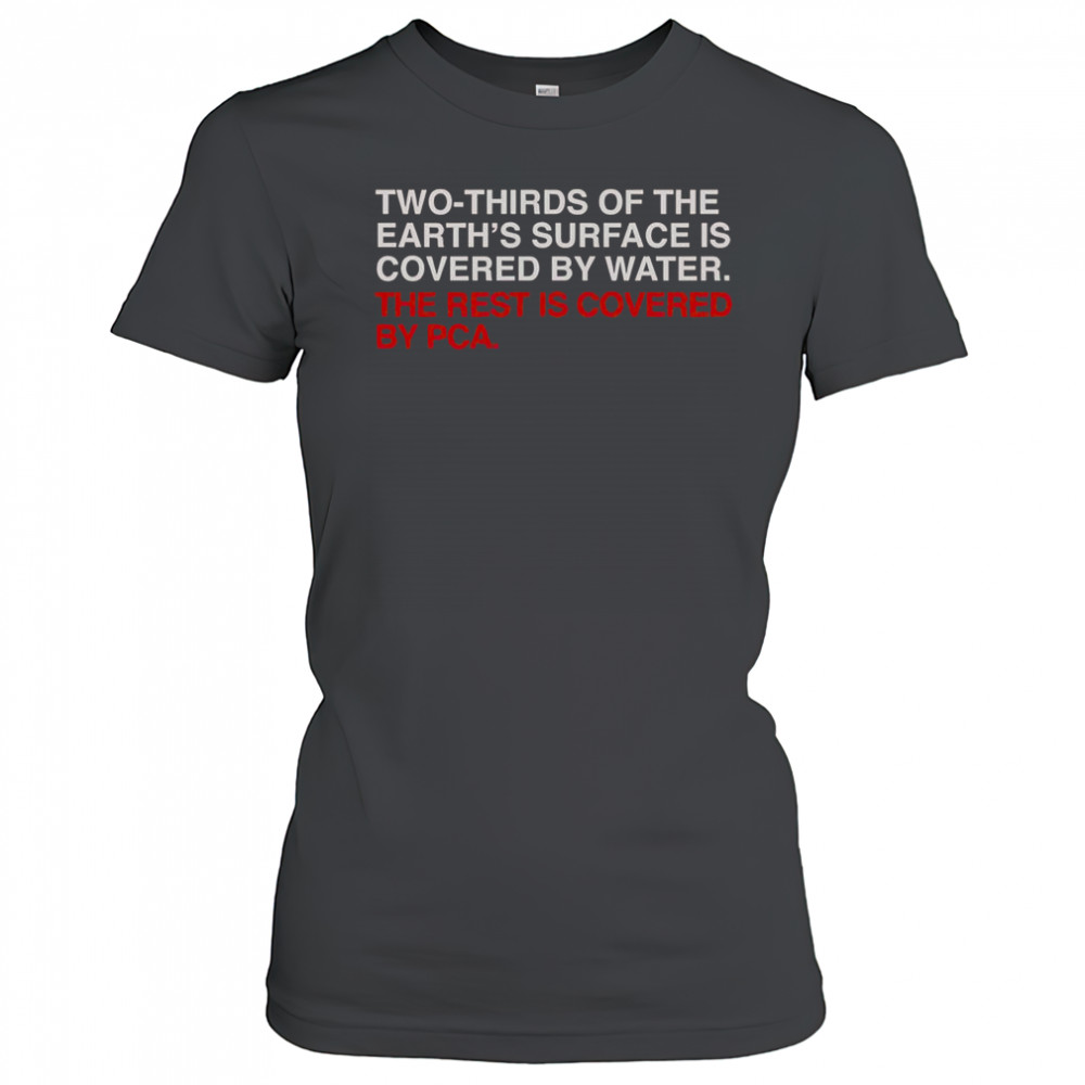 Two-Thirds Of The Earth’s Surface Is Covered By Water The Rest Is Covered By Pca T-Shirt Women's T-shirt