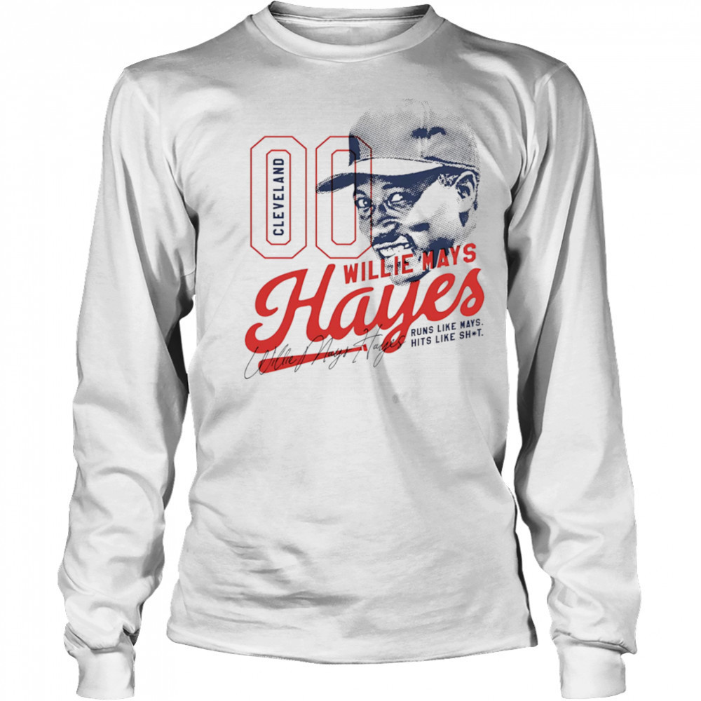 Willie Mays Hayes Tribute shirt Long Sleeved