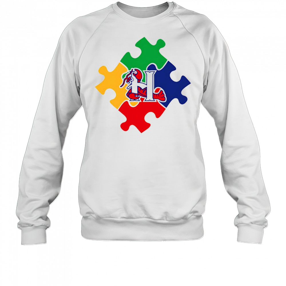 2025 Crawdads Autism Acceptance Night shirt Sweatshirt